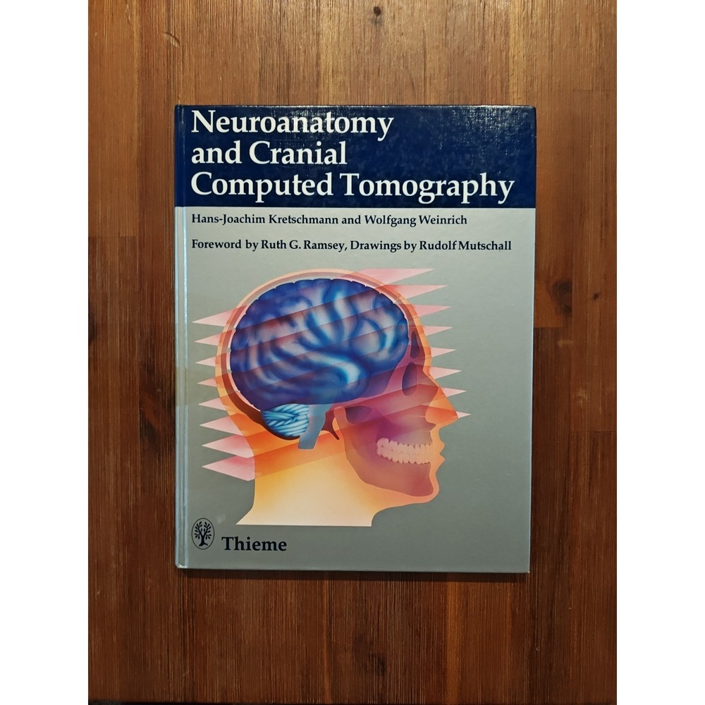 Neuroanatomy Cranial Computed Tomography Kretschmann‎ Weinrich Vintage 1986 80s